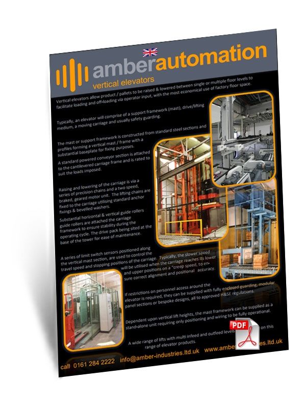 Amber Automation Elevators & Lowerators