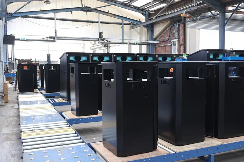 October 2026 - Amber Industries Delivers Conveyor Solution For Street Furniture Manufacturer