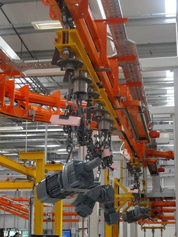 Sistema de transporte automatizado para Sew Overdrive Automated Conveyor System for Sew Overdrive