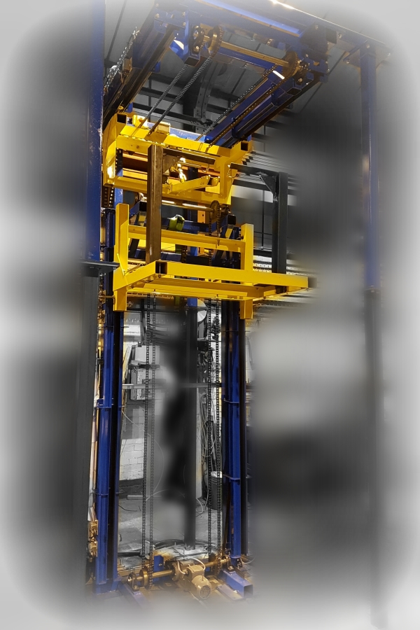 Tecomet elige Amber para un elevador vertical con unidad de transferencia integrada